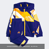 adidas 阿迪达斯 儿童婴幼童春秋运动休闲卫衣卫裤长裤套装 HD7543 主图款 104CM