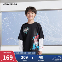 Converse【变形金刚联名】匡威儿童装秋季打底衫男童长袖T恤CNVB-FF-G692