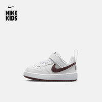 耐克（NIKE）官方男女童COURT BOROUGH婴童运动鞋魔术贴秋板鞋DV5458 112