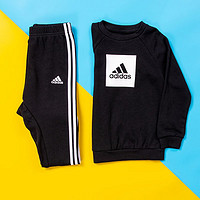 adidas 阿迪达斯 yykids 男婴童时尚休闲长袖套装 FR5305 FR5305 74