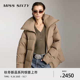 MISS SIXTY【江疏影同款】2024冬季新款羽绒服女面包服厚款休闲