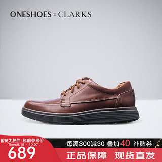 Clarks 其乐 男鞋秋冬轻便舒适牛皮商务休闲鞋Un Abode Ease海外直邮 26136982 40