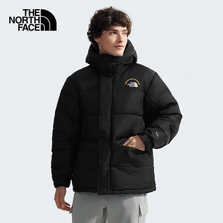 THE NORTH FACE 北面 HMLYN高蓬鹅绒派克羽绒服icon潮牌情侣款88XE 黑色/JK3 XXL