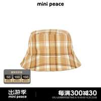MiniPeace太平鸟童装秋新女童帽子F2YAE3767 卡其 均码