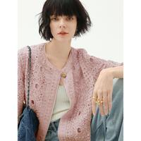 法式名媛小香风优雅短外套女立体盘花新中式通勤西装NLC9Z