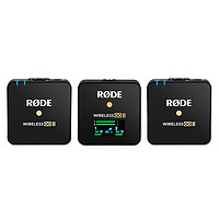 RØDE 罗德 RODE罗德Wireless Go II无线领夹麦克风一拖二直播工具箱套包标配