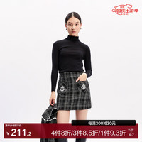 VEROMODA半身裙女2023早秋新款中腰短裙休闲简约气质 S59