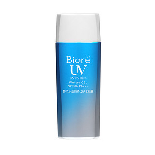 Bioré 碧柔 Biore）水活防晒霜优护水凝露 SPF50+ PA+++ 防水防汗轻薄 单瓶90ml