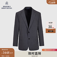 布克兄弟（BrooksBrothers）男士24早秋绵羊毛商务纯色西装外套 0007-灰色 38SH