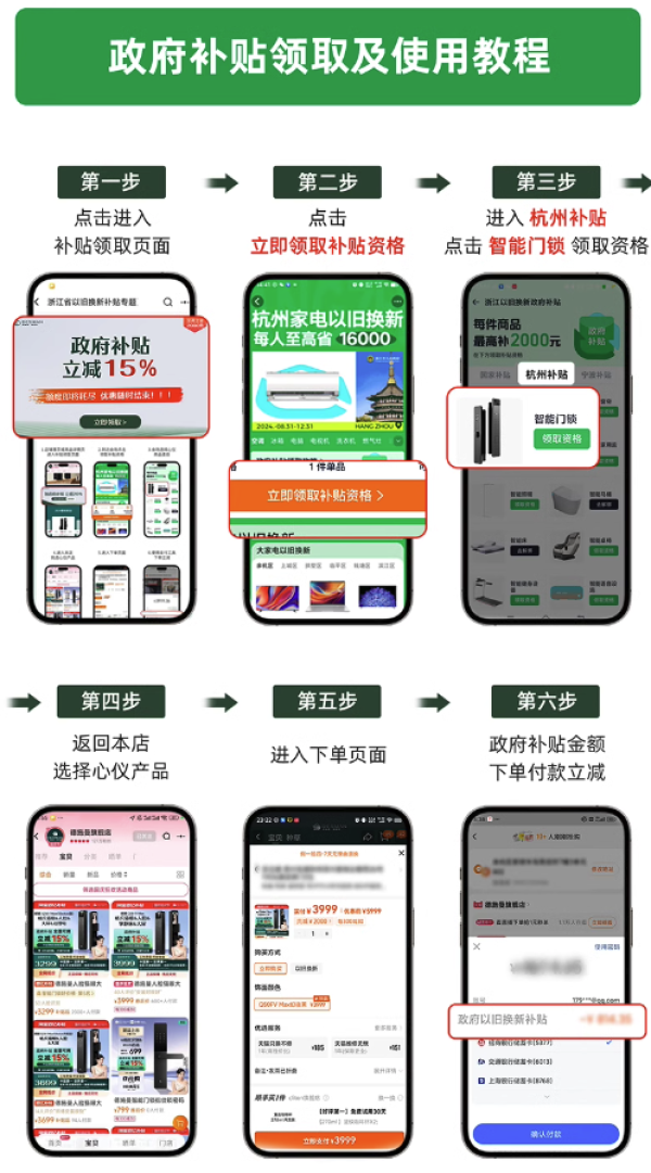 DESMAN 德施曼 小嘀Q2F 3D人脸识别猫眼大屏智能锁