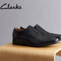 Clarks 其乐 惠登系列 男士商务正装鞋 261529128 黑色 44