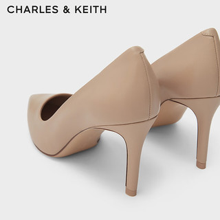 CHARLES & KEITH 女士高跟鞋 CK1-60280245-1 纯色款 肉色 41