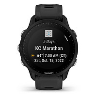 GARMIN 佳明 Forerunner955 铁三多频多星跑步游泳滑雪智能户外运动手表 黑色