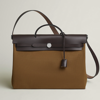 HERMÈS 爱马仕 Herbag系列 男士手包 栗色/乌木色