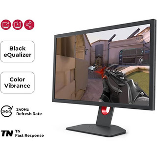 明基（BenQ）ZOWIE XL2540K  游戏显示器电竞显示器 吃鸡 24.5英吋 240hz 流畅游戏体验 XL设置共享