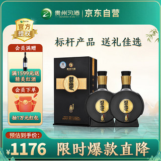 XIJIU 习酒 窖藏1988 53%vol 酱香型白酒 500ml*2瓶 礼盒装