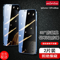 mlnew 苹果13/Pro/Max钢化膜iPhone13mini防窥膜全屏膜手机保护贴膜 13P膜】