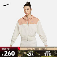 NIKE 耐克 女子全长拉链开襟针织连帽衫 SPORTSWEAR CITY UTILITY FB7212-104 M