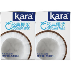 佳乐 经典椰浆200ml*2西米露生椰拿铁甜品烘焙咖喱