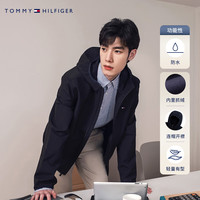 TOMMY HILFIGER【出走都市】 男装防水微抓绒户外通勤风衣款软壳夹克J2787