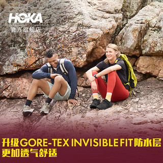 HOKA ONE ONE男女鞋夏季阿纳卡帕低帮徒步鞋ANACAPA GTX防水 辣酱红/流沙色-男款（二代低帮） 42