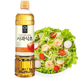 清净园苹果醋500ml 韩国 韩式冷面醋 腌制泡菜料理凉拌菜调味水果醋