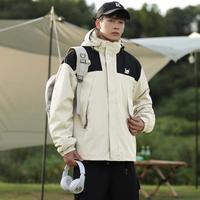 【三合一可拆卸】秋冬24男士连帽外套休闲户外旅游保暖登山服男
