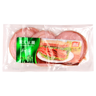 双汇火腿切片/培根肉片150g烧煎烤肉早餐家用披萨手抓饼烘焙材原料 双汇火腿切片150g*2袋