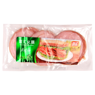 双汇火腿切片/培根肉片150g烧煎烤肉早餐家用披萨手抓饼烘焙材原料 双汇火腿切片150g*2袋
