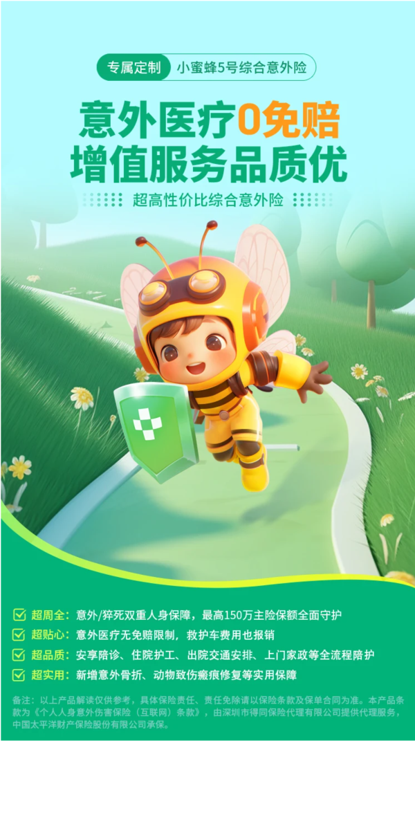 小蜜蜂5号综合意外险