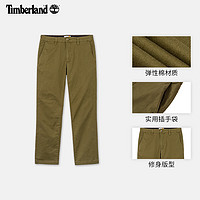 Timberland 24秋冬新款商务休闲修身卡其裤 A29Q2