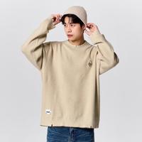 森马 Semir【学院风针织衫】冬季撞色假两件毛衣男肌理感时尚日常套头毛衫