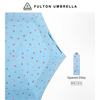 英国FULTON富尔顿太阳伞轻便女士防晒遮阳伞晴雨两用口袋折叠雨伞便携 Spaced Ditsy