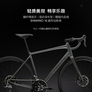 TREK 崔克 DOMANE AL 2 公路自行车 41587D 哑光灰色 16速 58cm