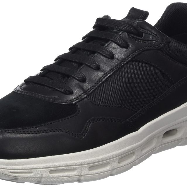 移动专享：GEOX 杰欧适 健乐士 U Hoverstream A 男士运动鞋, 黑色