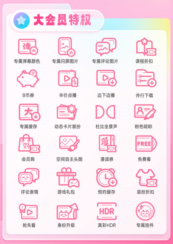 哔哩哔哩影视会员_bilibili 哔哩哔哩 大会员年卡多少钱-什么值得买