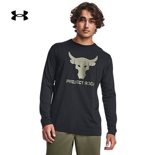 安德玛 UNDERARMOUR）秋冬Rock强森男子训练运动长袖T恤1374847-002 1374847-002 XL