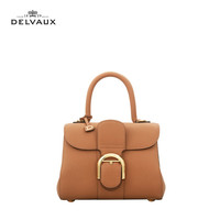 DELVAUX 德尔沃 Brillant系列 包包女包斜挎奢侈品新品单肩包迷你新年礼物 焦糖色