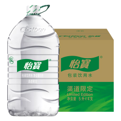 C'estbon 怡宝 包装饮用水5L*4瓶整箱装 渠道