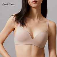 卡尔文·克莱恩 Calvin Klein 女士舒适无钢圈软支撑无痕聚拢厚垫文胸 QP3250A