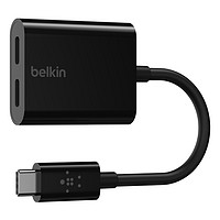 88VIP：belkin 贝尔金 双USB-C 分线器数据线转接头二合一转换器