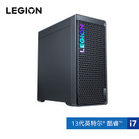 今日必买、会员专享：LEGION 联想拯救者 刃7000K 2024 超能版 十三代酷睿版 游戏台式机 黑