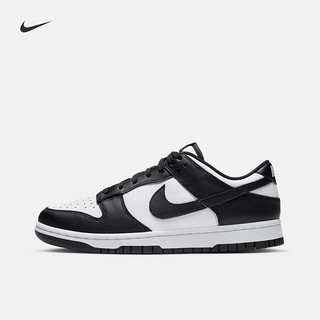 NIKE 耐克 女鞋Nike Dunk Low 黑白熊猫 低帮复古运动鞋板鞋DD1503-101