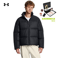 安德玛 UNDERARMOUR）秋冬Limitless男子运动休闲灯芯绒羽绒服1384653 黑色001 XXL