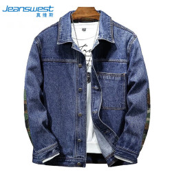 JEANSWEST 真维斯 夹克男 牛仔外套