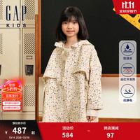 Gap【大小童同款】女童2024秋季三合一防泼水抓绒外套644939 多色组合 100cm (2-3岁) 亚洲尺码