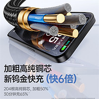 88VIP：PISEN 品胜 数据线usbc双typec适用苹果15充电线iPad笔记本pd100W快充60w