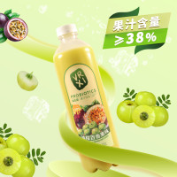 豪园 油柑百香果汁 1.25L*2瓶