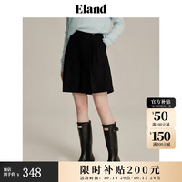 ELAND时尚百搭通勤休闲短裤 藏青色(59)Navy S/160