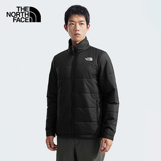 北面（The North Face）三合一冲锋衣男款户外保暖夹棉内胆24秋季预|8DNC JK3/宇宙黑 S/165